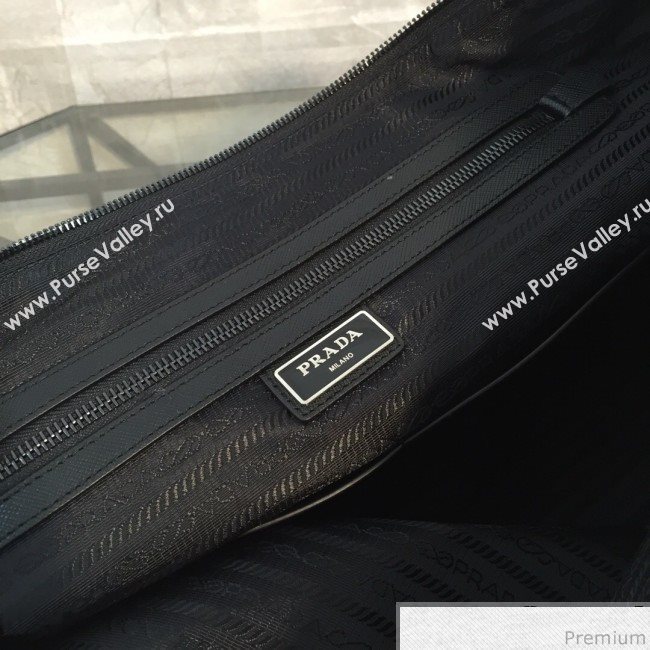 Prada Nylon Logo Top Handle Bag 2VG024 Black/Multicolor 2019 (NANA-9030722)