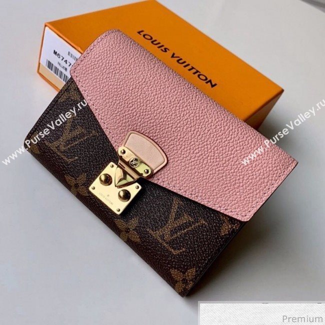 Louis Vuitton Pallas Compact Wallet M67479 Pink (KD-9041128)