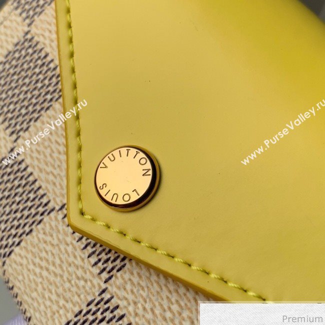 Louis Vuitton Zoé Wallet N60220 Damier Azur Canvas/Yellow (KD-9041131)