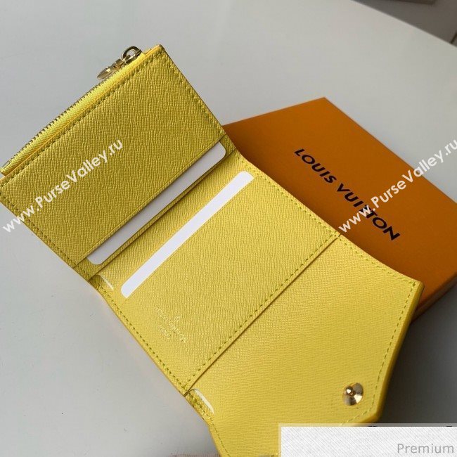 Louis Vuitton Zoé Wallet N60220 Damier Azur Canvas/Yellow (KD-9041131)