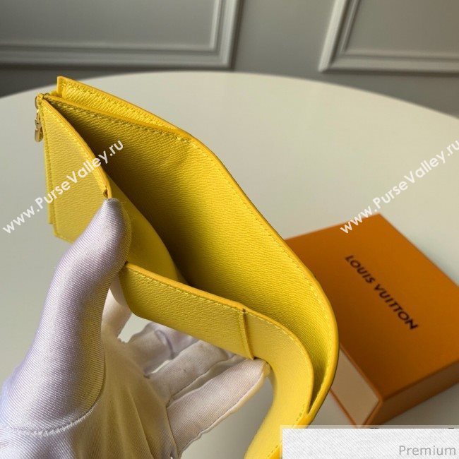 Louis Vuitton Zoé Wallet N60220 Damier Azur Canvas/Yellow (KD-9041131)