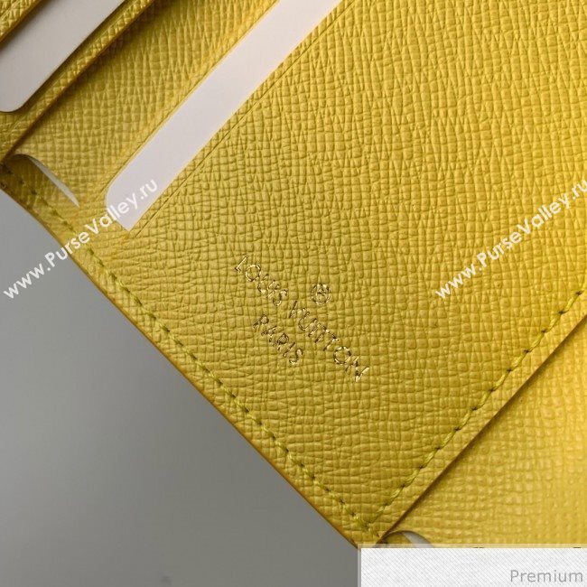 Louis Vuitton Zoé Wallet N60220 Damier Azur Canvas/Yellow (KD-9041131)