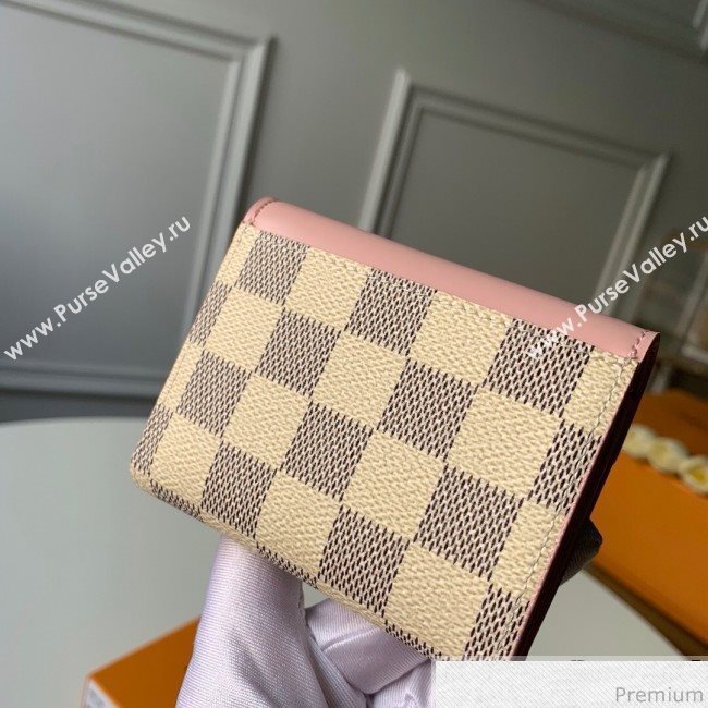 Louis Vuitton Zoé Wallet N60168 Damier Azur Canvas/Pink (KD-9041132)