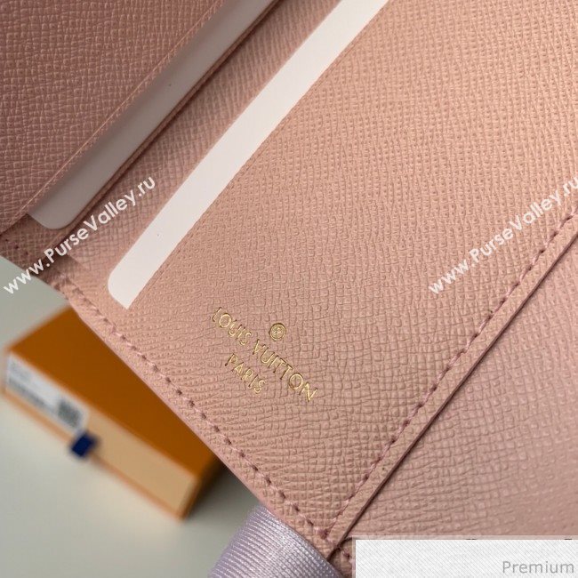 Louis Vuitton Zoé Wallet N60168 Damier Azur Canvas/Pink (KD-9041132)