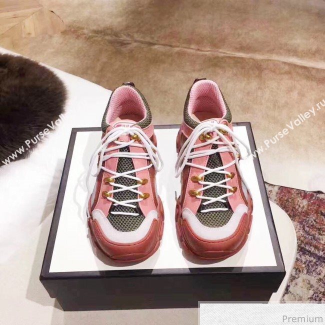 Gucci Flashtrek Sneaker 543289 Pink 2018 (KL-9030810)