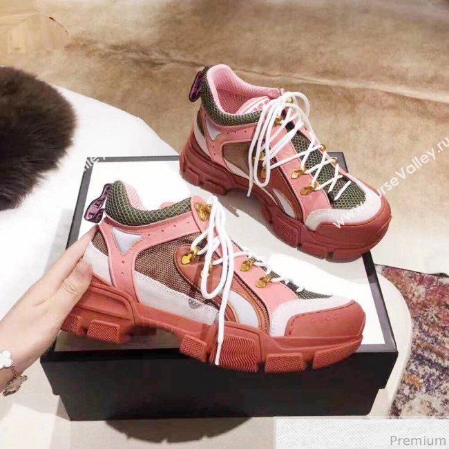 Gucci Flashtrek Sneaker 543289 Pink 2018 (KL-9030810)