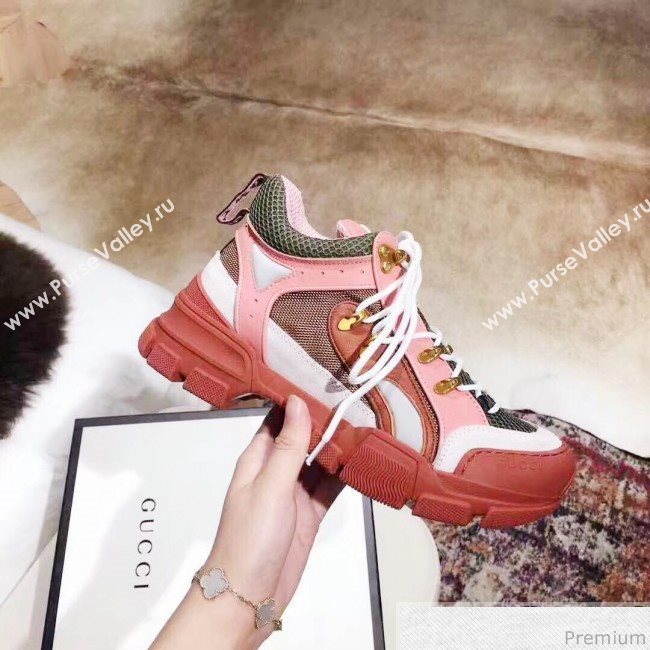 Gucci Flashtrek Sneaker 543289 Pink 2018 (KL-9030810)