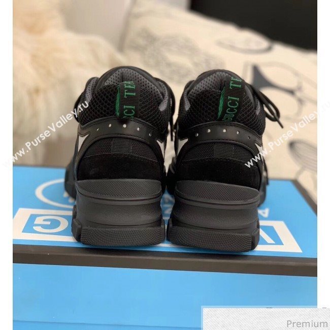 Gucci Flashtrek Sneaker 543289 Black 2018(Top Quality) (ALZ-9030812)