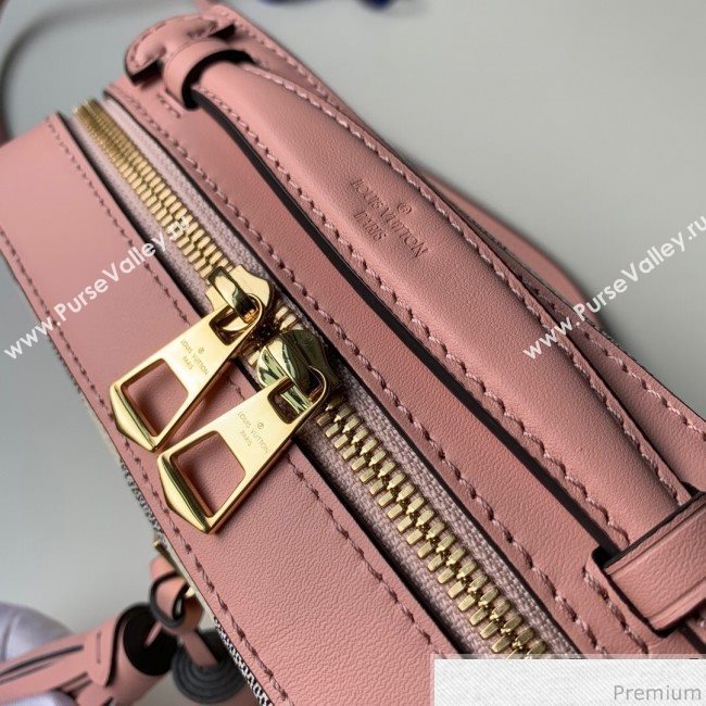 Louis Vuitton Saintonge Top Handle Bag N40155 Damier Azur Canvas/Pink 2019 (KD-9041135)