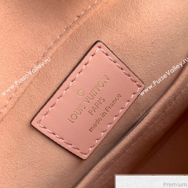 Louis Vuitton Saintonge Top Handle Bag N40155 Damier Azur Canvas/Pink 2019 (KD-9041135)