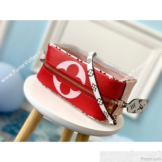 Louis Vuitton Beach Pouch in Monogram Canvas and PVC M67601 Red/Pink 2019 (LVSJ-9041204)