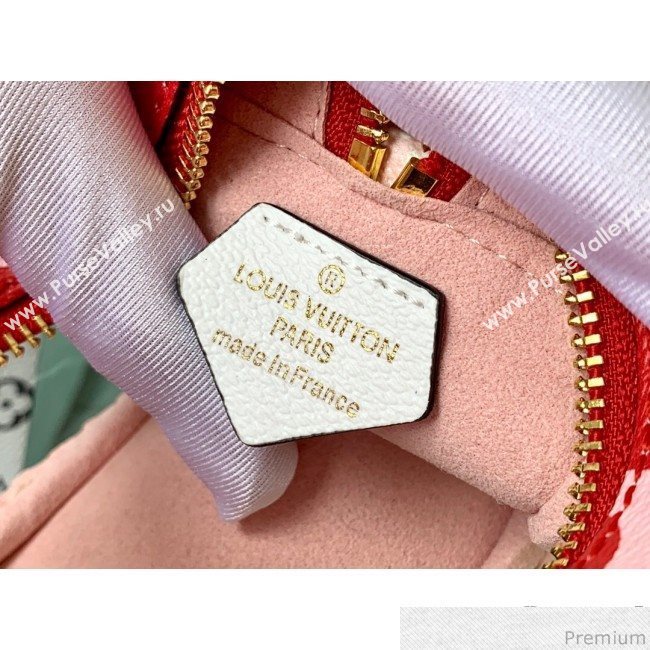 Louis Vuitton Beach Pouch in Monogram Canvas and PVC M67601 Red/Pink 2019 (LVSJ-9041204)