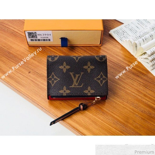 Louis Vuitton Tuileries Compact Wallet M63904 Kabuki Red (LVSJ-9041205)