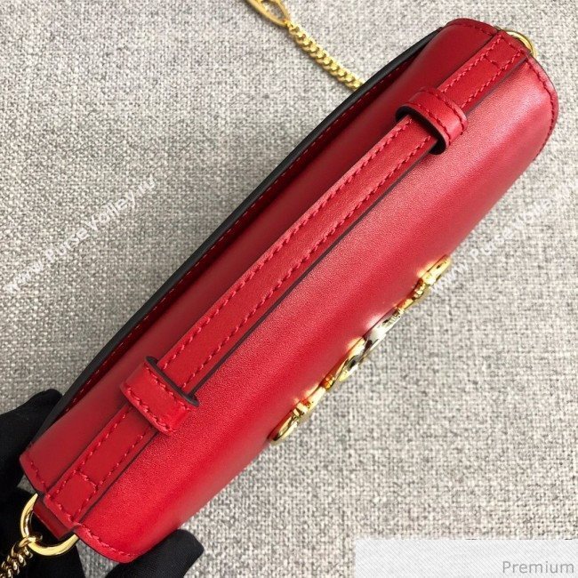 Gucci Zumi Smooth Leather Mini Shoulder Bag 564718 Red 2019 (PYQ-9041211)