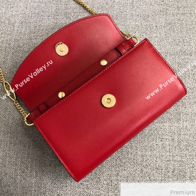 Gucci Zumi Smooth Leather Mini Shoulder Bag 564718 Red 2019 (PYQ-9041211)