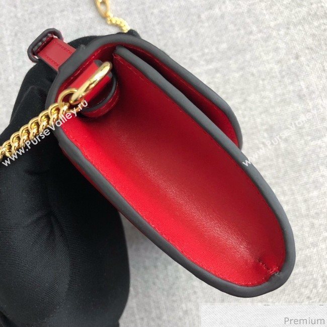 Gucci Zumi Smooth Leather Mini Shoulder Bag 564718 Red 2019 (PYQ-9041211)