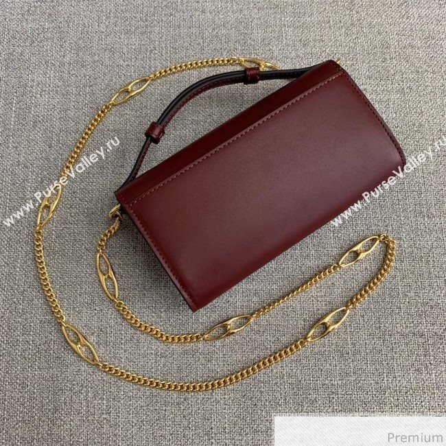 Gucci Zumi Smooth Leather Mini Shoulder Bag 564718 Burgundy 2019 (PYQ-9041209)