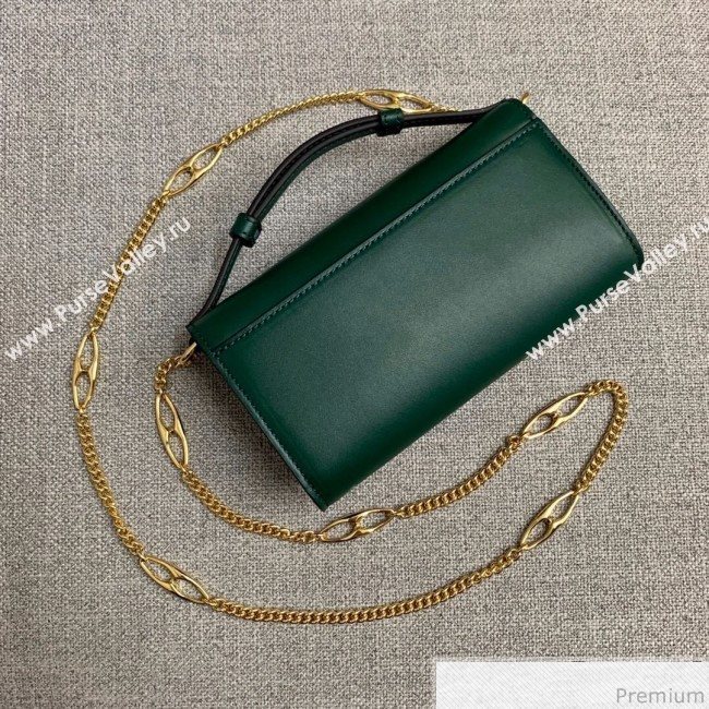 Gucci Zumi Smooth Leather Mini Shoulder Bag 564718 Green 2019 (PYQ-9041207)
