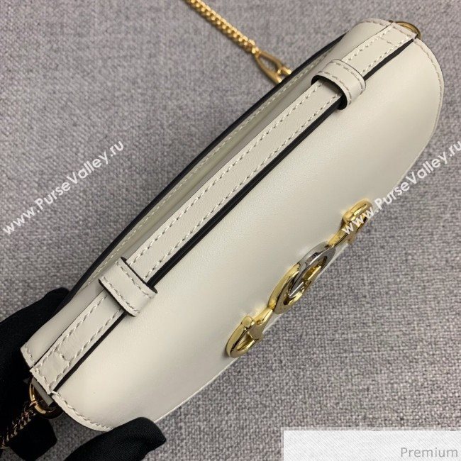 Gucci Zumi Smooth Leather Mini Shoulder Bag 564718 White 2019 (PYQ-9041208)