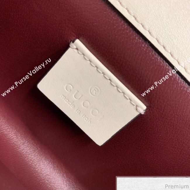 Gucci Zumi Smooth Leather Mini Shoulder Bag 564718 White 2019 (PYQ-9041208)