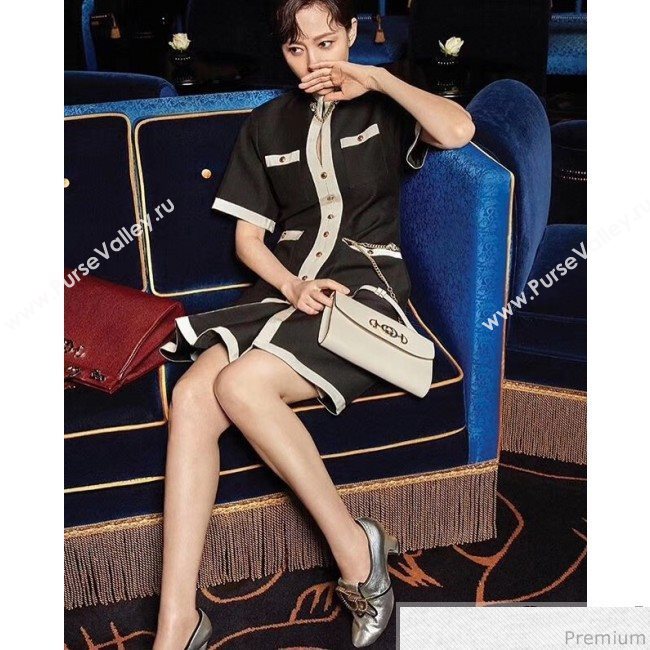 Gucci Zumi Smooth Leather Mini Shoulder Bag 564718 White 2019 (PYQ-9041208)