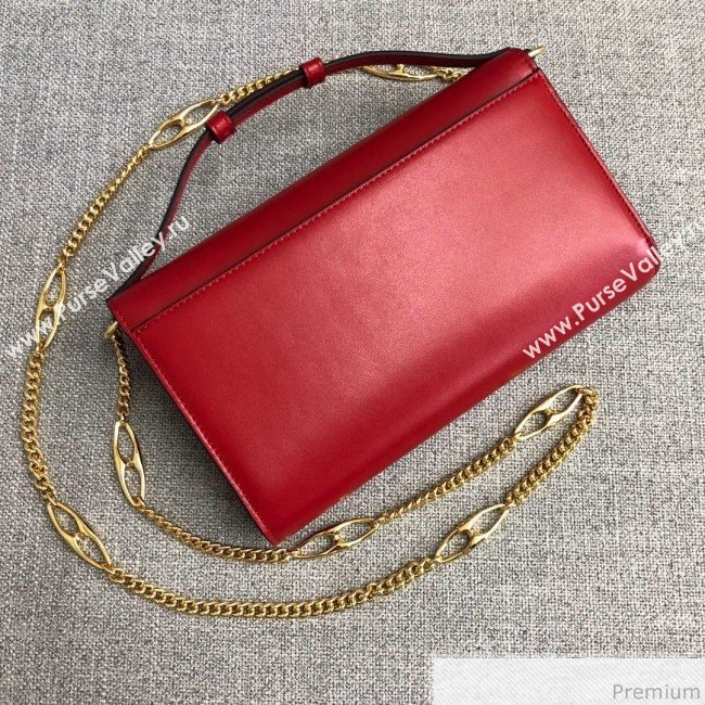 Gucci Zumi Smooth Leather Small Shoulder Bag 572375 Red 2019 (PYQ-9041216)