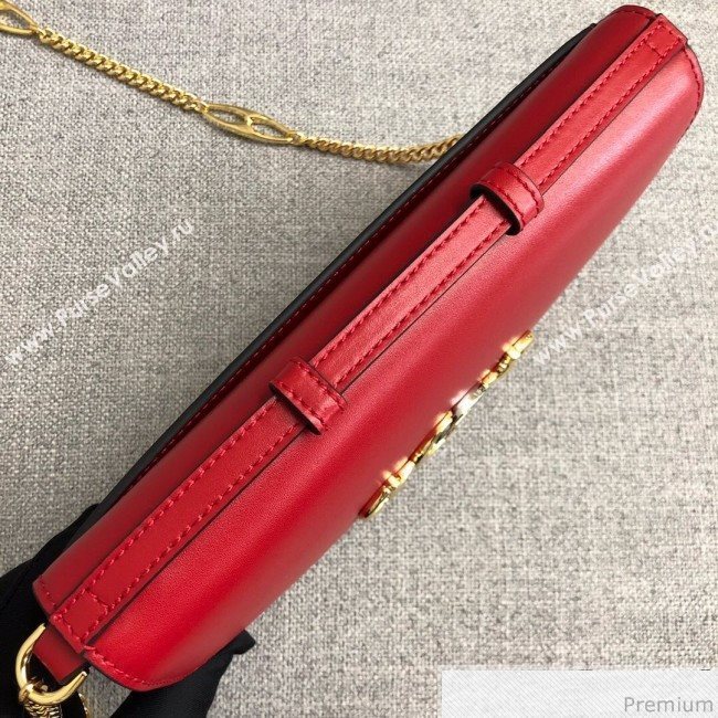 Gucci Zumi Smooth Leather Small Shoulder Bag 572375 Red 2019 (PYQ-9041216)