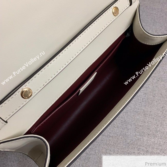 Gucci Zumi Smooth Leather Small Shoulder Bag 572375 White 2019 (PYQ-9041213)