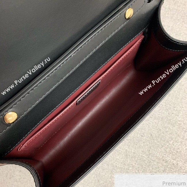 Gucci Zumi Smooth Leather Small Shoulder Bag 572375 Black 2019 (PYQ-9041215)