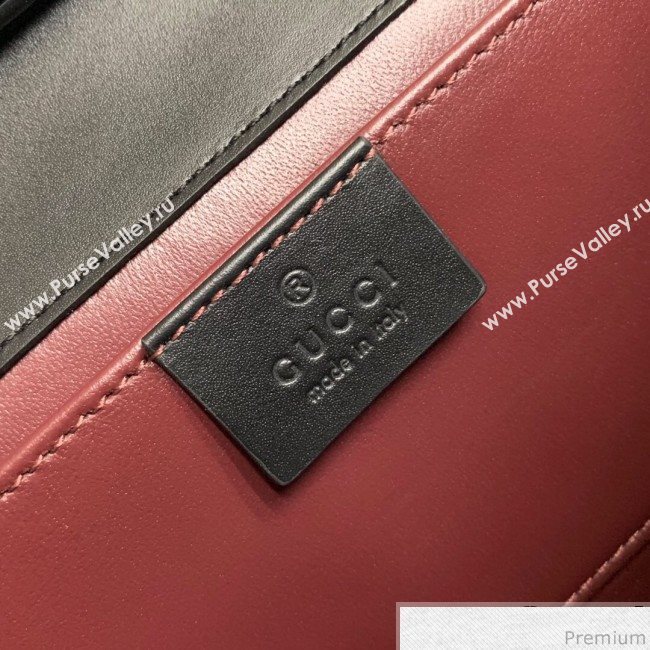 Gucci Zumi Smooth Leather Small Shoulder Bag 572375 Black 2019 (PYQ-9041215)
