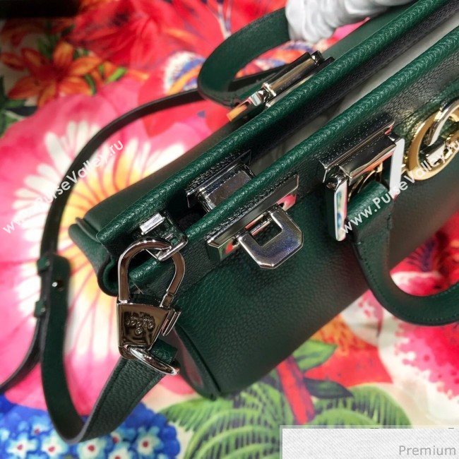 Gucci Zumi Grainy Leather Small Top Handle Bag ‎569712 Green 2019 (JM-9041222)