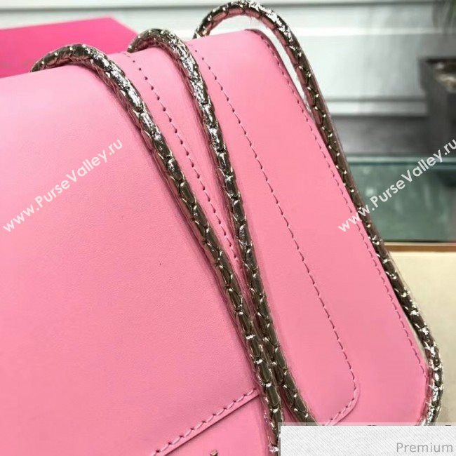Bvlgari Serpenti Forever Flap Shoulder Bag 20cm Pink/Green (BGJ-9041146)