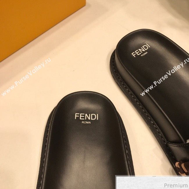 Fendi Flat Lace up Bow Slide Sandals 2019 (ANDI-9041655)