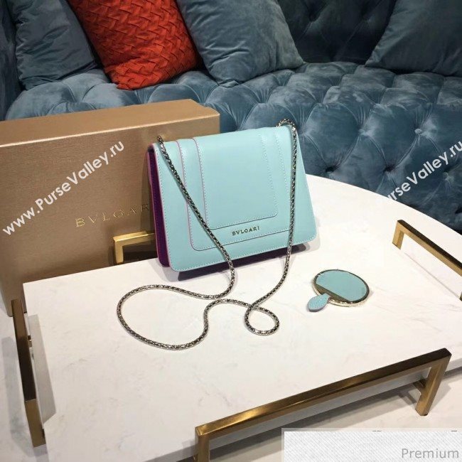 Bvlgari Serpenti Forever Flap Shoulder Bag 20cm Light Green 2019 (BGJ-9041150)