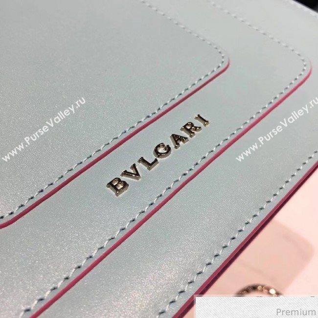 Bvlgari Serpenti Forever Flap Shoulder Bag 20cm Light Green 2019 (BGJ-9041150)