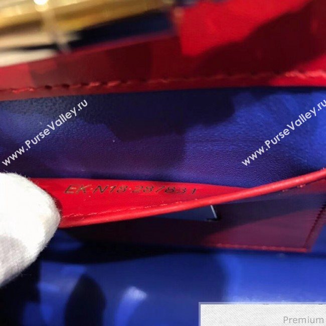 Bvlgari Serpenti Forever Love Flap Shoulder Bag 20cm Red 2019 (BGJ-9041151)