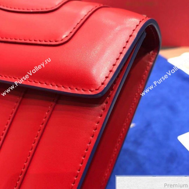 Bvlgari Serpenti Forever Love Flap Shoulder Bag 20cm Red 2019 (BGJ-9041151)