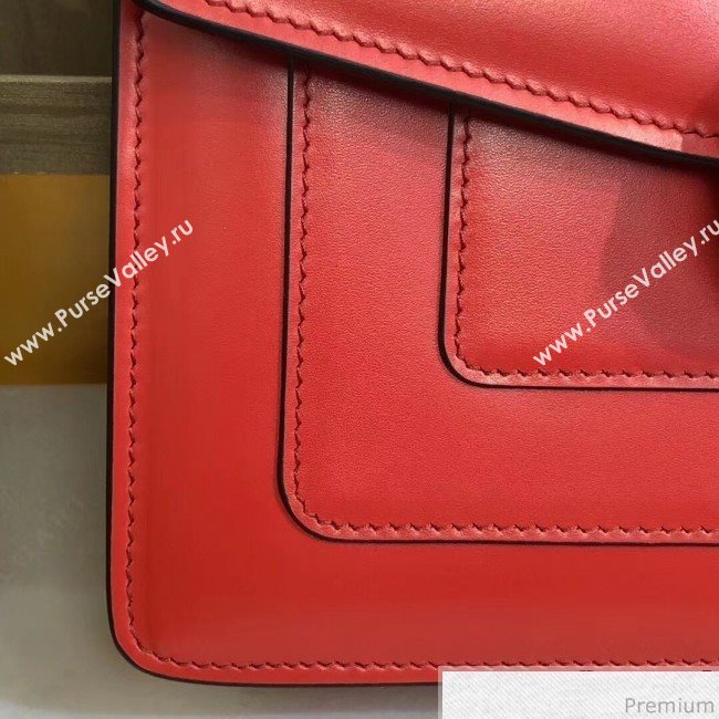 Bvlgari Serpenti Forever Flap Shoulder Bag 20cm Red (YKS-9041153)