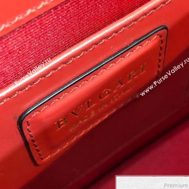 Bvlgari Serpenti Forever Flap Shoulder Bag 20cm Red (YKS-9041153)