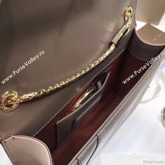 Bvlgari Serpenti Forever Love Flap Shoulder Bag 20cm Grey 2019 (BGL-9041155)