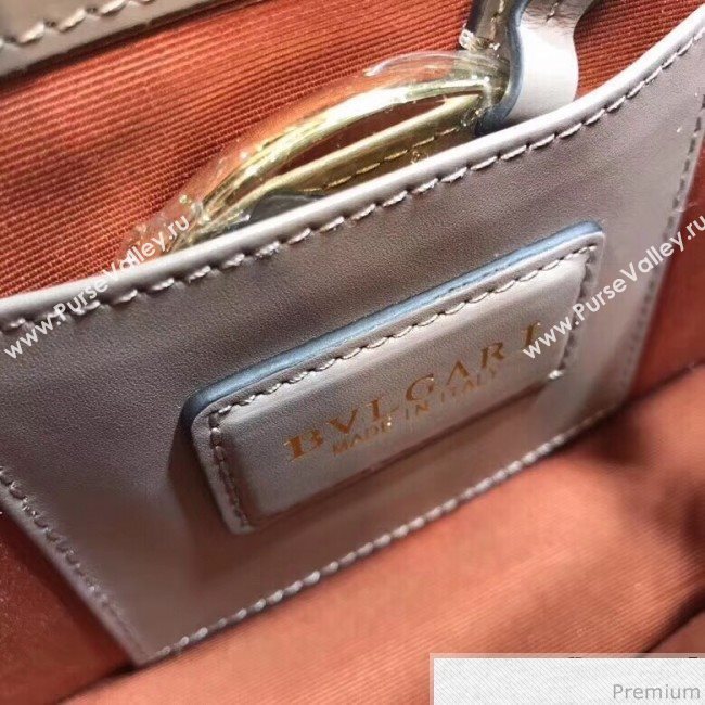 Bvlgari Serpenti Forever Love Flap Shoulder Bag 20cm Grey 2019 (BGL-9041155)