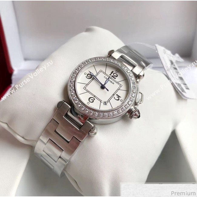 Cartier Classic Crystal Quartz Watch 33MM 11 2019 (KN-90411101)