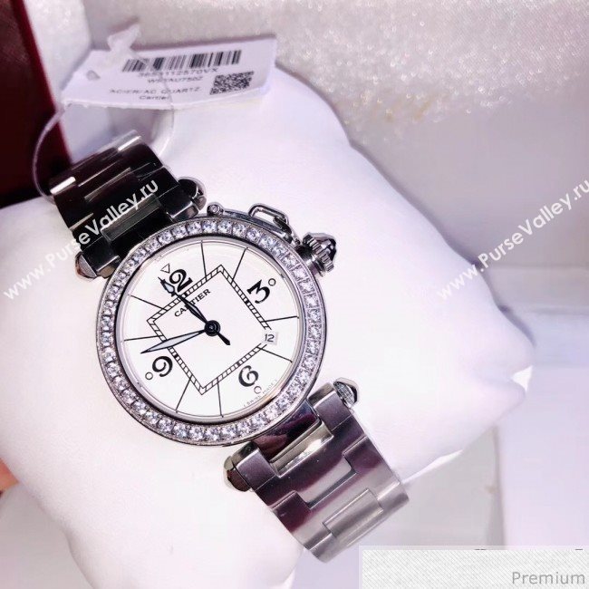 Cartier Classic Crystal Quartz Watch 33MM 11 2019 (KN-90411101)