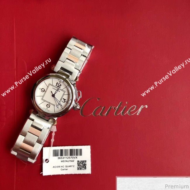 Cartier Classic Quartz Watch 33MM 10 2019 (KN-90411100)
