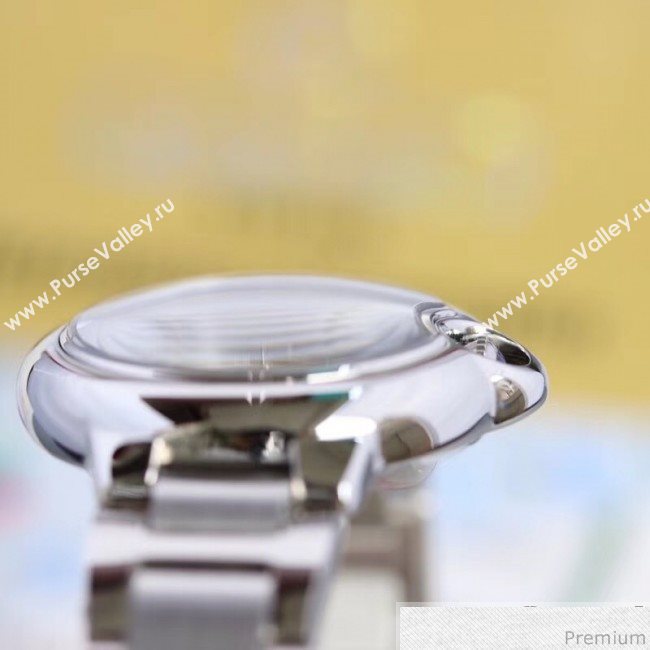 Cartier Classic Mechanical Watch Burgundy 33MM 07 2019 (KN-9041199)