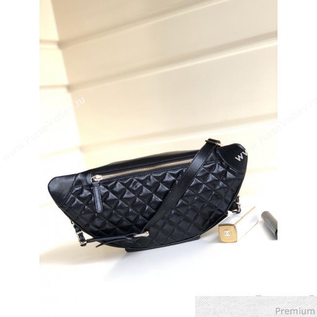 Chanel Act 2 Zip Waist/Belt Bag A57832 Black 2019 (YD-9031401)