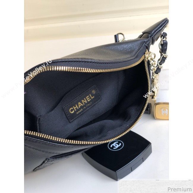 Chanel Act 2 Zip Waist/Belt Bag A57832 Black 2019 (YD-9031401)