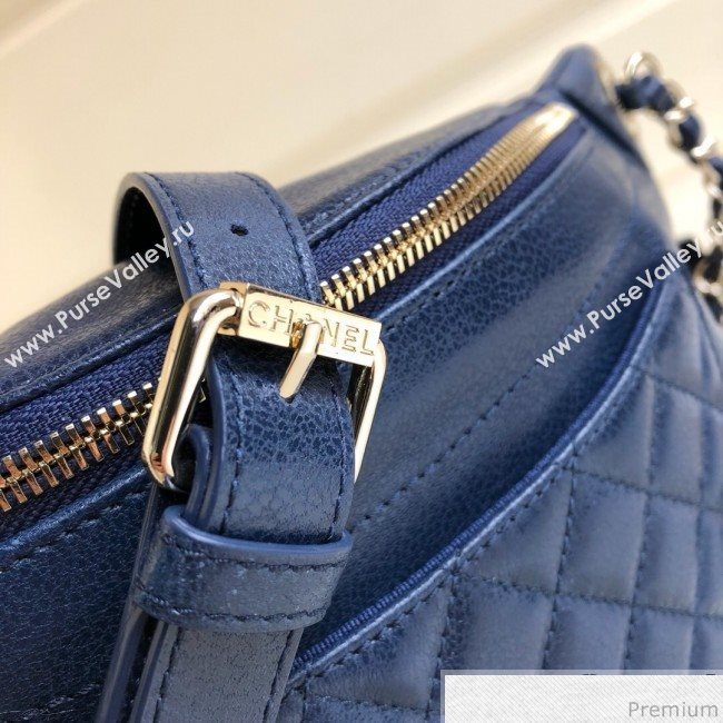 Chanel Act 2 Zip Waist/Belt Bag A57832 Blue 2019 (YD-9031402)