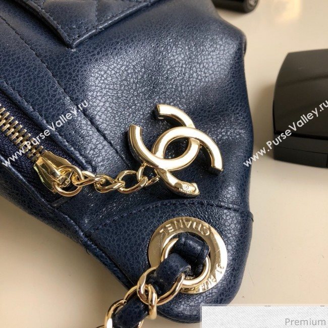 Chanel Act 2 Zip Waist/Belt Bag A57832 Blue 2019 (YD-9031402)