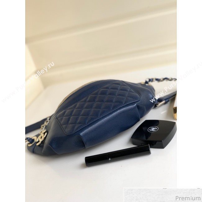 Chanel Act 2 Zip Waist/Belt Bag A57832 Blue 2019 (YD-9031402)